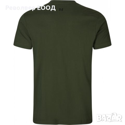 Комплект от две тениски Harkila - Logo, в цвят Duffel green/Phantom, снимка 4 - Екипировка - 45337600