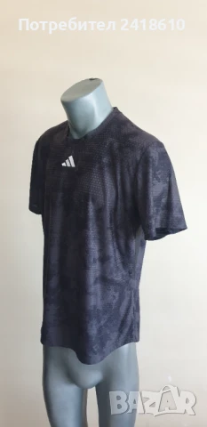 Adidas Tennis Court Paris Head Rdy Freelift Slim Fit Mens Size M / L ОРИГИНАЛ! Мъжка Тениска!, снимка 11 - Тениски - 50948311