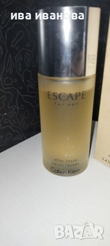 Автърфейш на Calvin Klein Escape