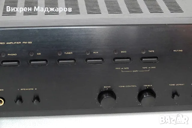 Продавам усилвател  MARANTZ PM-53, снимка 4 - Ресийвъри, усилватели, смесителни пултове - 47040669