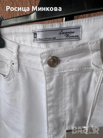 Дамски бели дънки, снимка 3 - Дънки - 54054748