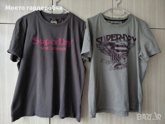 Лот от 2 дамски тениски на SuperDry размер ХЛ