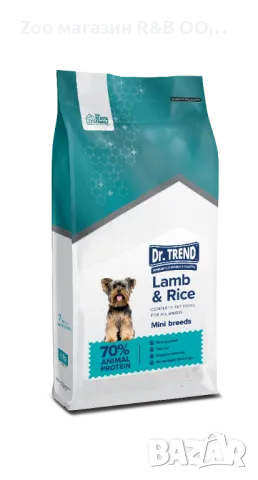 DR. TREND DOG FOOD ADULT SMALL BREED LAMB 7 KG – ХРАНА ЗА КУЧЕ