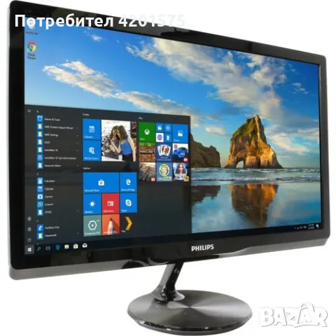 монитор Philips 227E4LSB/00, снимка 3 - Монитори - 46925006