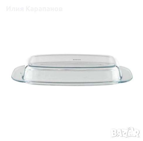 Съд за печене с капак 32x8cm, 4.8L, шоколад,  лят алуминий, снимка 1