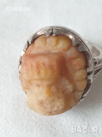 Сребърен пръстен, снимка 7 - Пръстени - 50286696