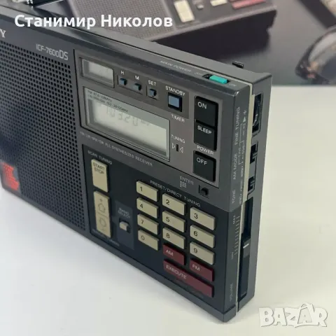 Sony ICF-7600DS FM/SW/MW/LW PLL World Radio Band Receiver, снимка 6 - Радиокасетофони, транзистори - 48715588