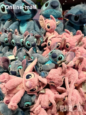 Плюшена играчка Лило и Стич Син/Розов Lilo Stitch плюшени играчки, снимка 3 - Плюшени играчки - 51461671