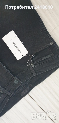 Zadig & Voltaire Platine Antracite Soft Touch Mens Size 30/34  НОВО! ОРИГИНАЛ Мъжки Дънки!, снимка 11 - Дънки - 54142191