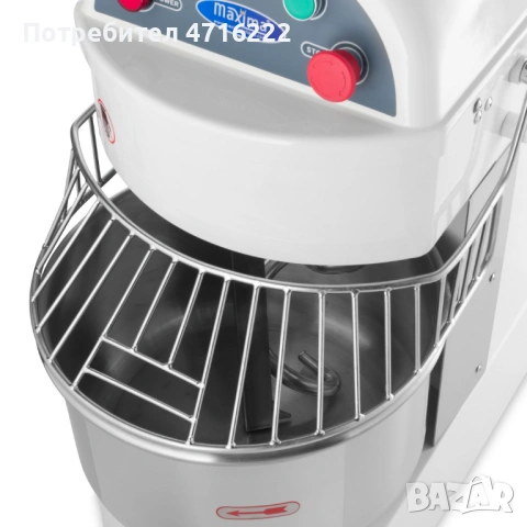 Професионална тестомесачка – 20 литра, 1,1 kW, с две скорости и капацитет до 13 кг тесто, снимка 9 - Обзавеждане на кухня - 53242678