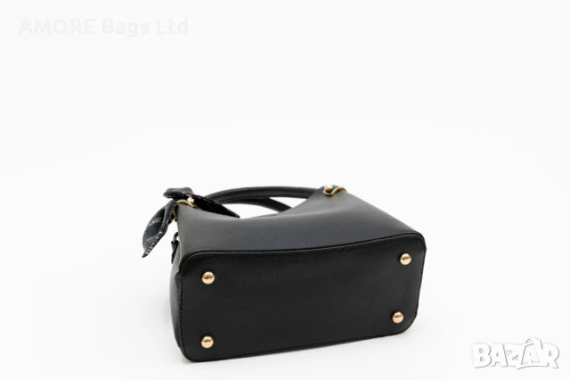 Ежедневна дамска чанта AMORE Fiorella - Black, снимка 6 - Чанти - 50659676