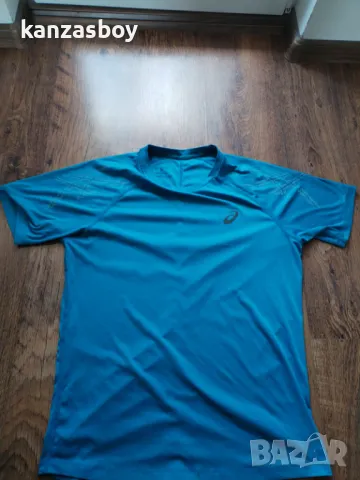 ASICS SS TOP - страхотна мъжка тениска КАТО НОВА L, снимка 6 - Тениски - 49496751