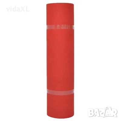 vidaXL Изложбен килим, изчистен, 1,2x12 м, червен(SKU:287678), снимка 2 - Килими - 49061369