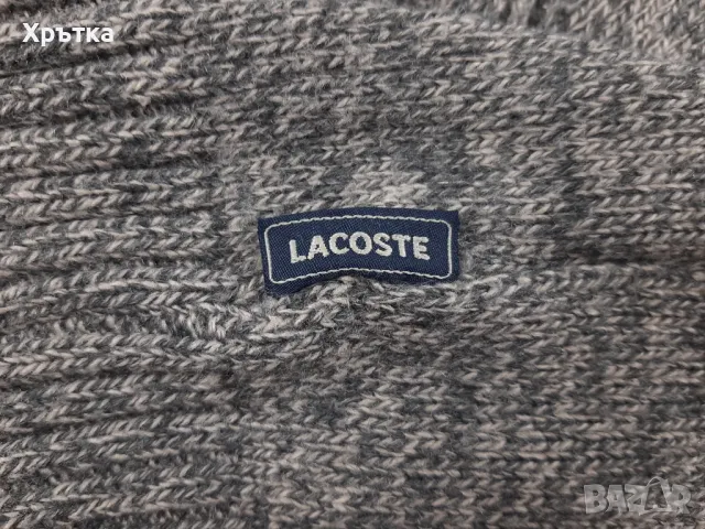 Lacoste - Оригинален мъжки зимен пуловер размер XL, снимка 6 - Пуловери - 48323877