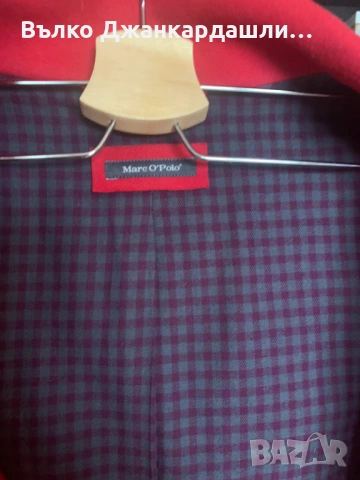 Кокетно късо червено палто Marc O'Polo (вълна и кашмир), размер 36, снимка 10 - Палта, манта - 53769095