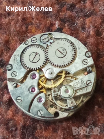 Механизъм с циферблат от стар ръчен часовник 51394, снимка 7 - Мъжки - 52252822