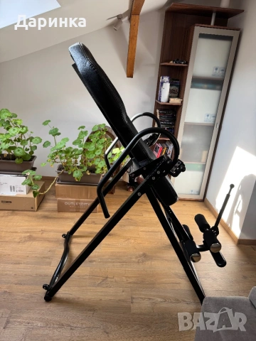 Инверсна лежанка Klarfit, снимка 2 - Фитнес уреди - 53474214