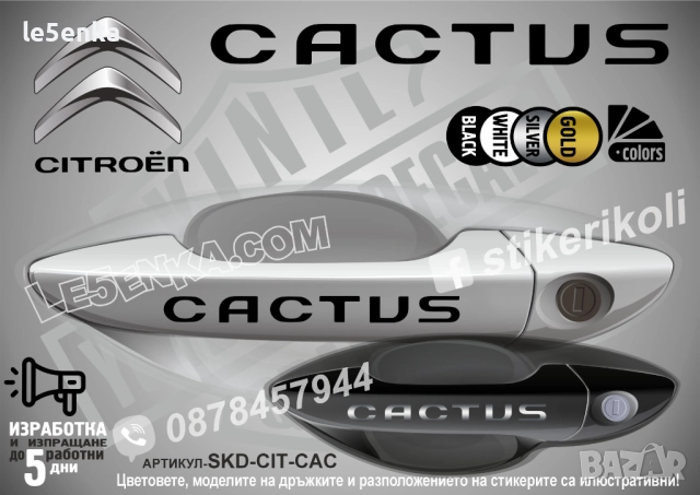 CITROEN CACTUS стикери дръжки SKD-CIT-CAC