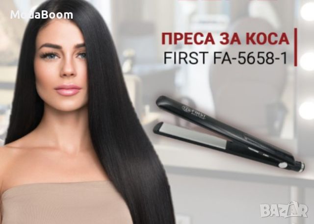 Преса за коса FIRST  с мощност 45W и керамично покритие, снимка 2 - Преси за коса - 46625351