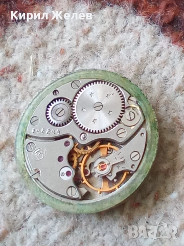 Механизъм с циферблат от стар ръчен часовник 52068, снимка 7 - Мъжки - 52253884