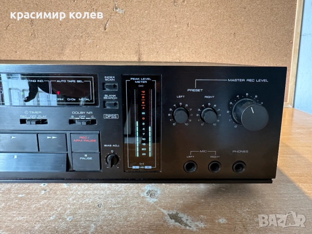 стерео касетен дек "Kenwood KX-660HX", снимка 6 - Декове - 53290260