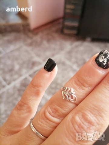 Нежно сребърно пръстенче - модел KR515, снимка 2 - Пръстени - 51375919