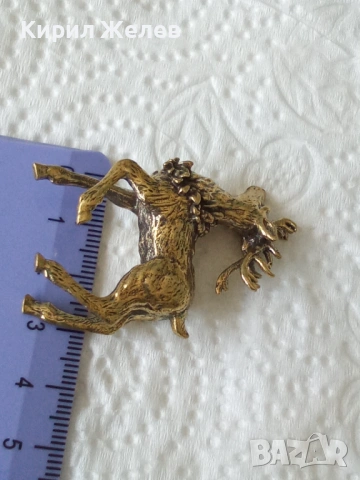 Бронзова фигурка на елен 44642, снимка 10 - Колекции - 54171140