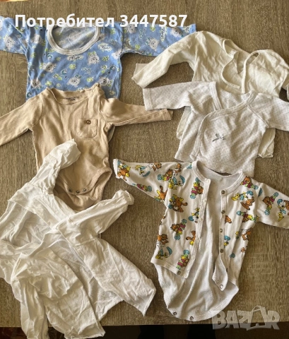 Дрешки за новородено 0-3 м, снимка 10 - Комплекти за бебе - 53800527