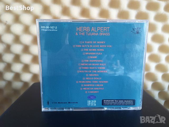 Herb Albpert & The Tijuana Brass , снимка 2 - CD дискове - 46170418