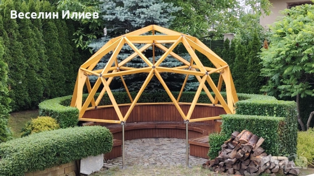 Tiny Domes: Геодезически Куполи за Глемпинг, Студио или Офис в Двора, снимка 17 - Други - 41140910