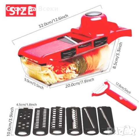 Мултифункционално кухненско ренде Wire Cutter + ПОДАРЪК 3 порцеланови купи, снимка 3 - Други - 52207685