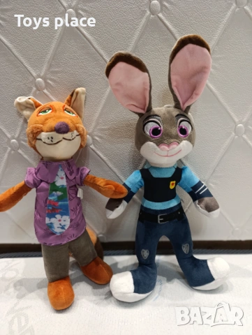 Нови Плюшена играчка Зоотрополис Полицай Джуди Хопс лисицата Ник Уайлд, снимка 2 - Плюшени играчки - 53474365