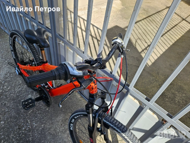 Алуминиев велосипед 24 цола SCOTT-шест месеца гаранция, снимка 3 - Велосипеди - 53970770