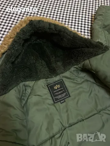 Alpha Industries N-3B зимна дебела мъжка  парка размер М, снимка 11 - Якета - 48416452