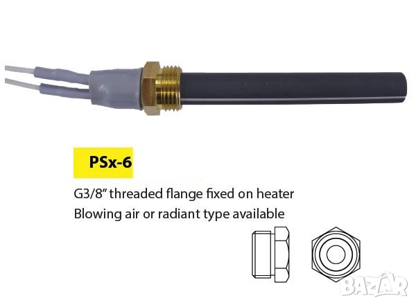 Запалка нагревател за пелетни камини и котли, снимка 3 - Камини - 52991216