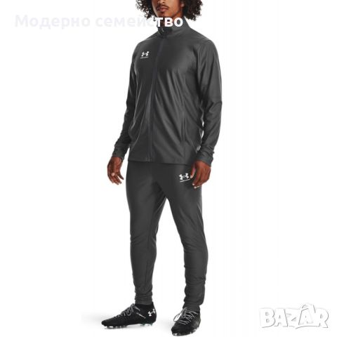 Мъжки спортен комплект under armour challenger tracksuit grey white, снимка 1 - Спортни дрехи, екипи - 46689200