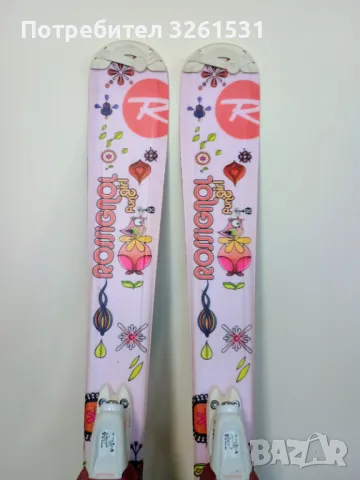 Дестки ски, обувки и щеки за момиче Rossignol Fun Girl 120, 21.5, 90см, снимка 2 - Зимни спортове - 48557397