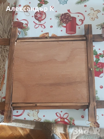 дърворезба-картина на къща с дървета, снимка 3 - Декорация за дома - 53175411