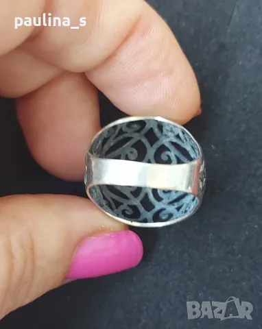 Четири броя / Винтидж / Масивен сребърен пръстен / проба 925 и Житен клас , снимка 15 - Пръстени - 29393534