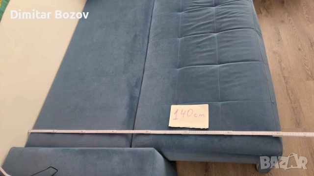Син Диван за продан , снимка 3 - Дивани и мека мебел - 52440304