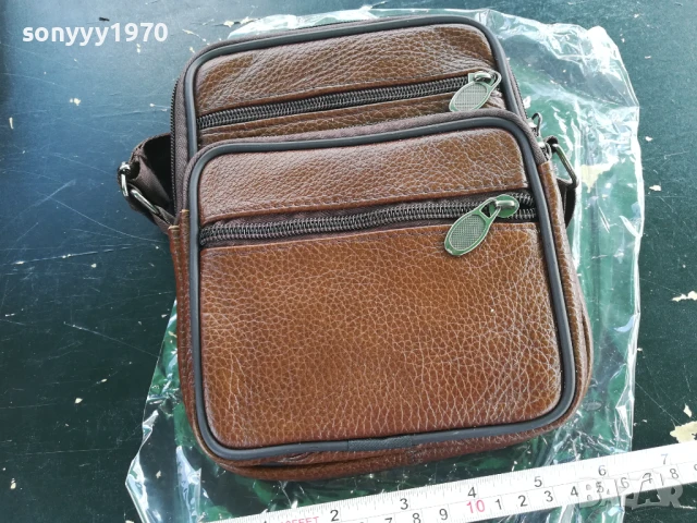 КАФЯВА КОЖЕНА ЧАНТА 1907251817, снимка 2 - Чанти - 51075081