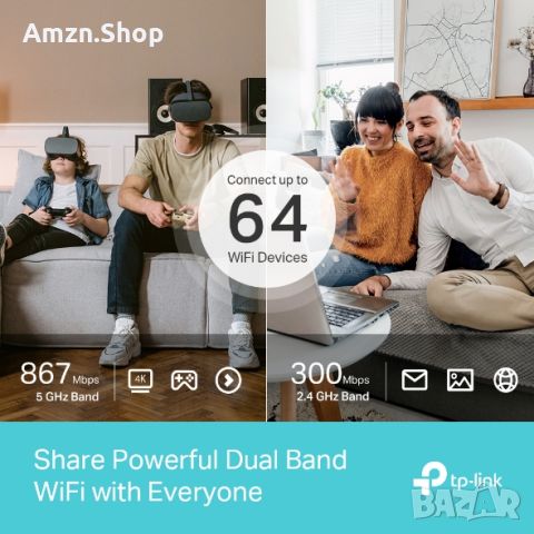 TP-Link Archer MR600 безжичен 4G рутер Гигабитов етернет Двубандов (2,4 GHz / 5 GHz) 4G Черен, снимка 9 - Рутери - 46750017