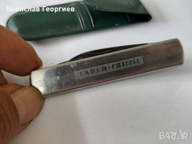 Джобен нож D. PERES Solingen With Logo FABER CASTELL, снимка 2 - Ножове - 54277369