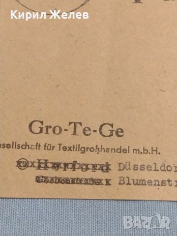 Стар пощенски плик с марки и печати 1949г. Германия за КОЛЕКЦИЯ ДЕКОРАЦИЯ 46084, снимка 6 - Филателия - 46280772
