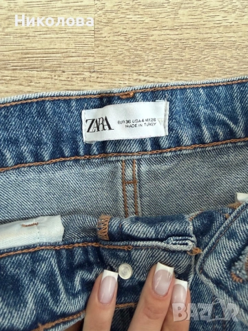 Къси дънки Zara, снимка 2 - Къси панталони и бермуди - 54205521