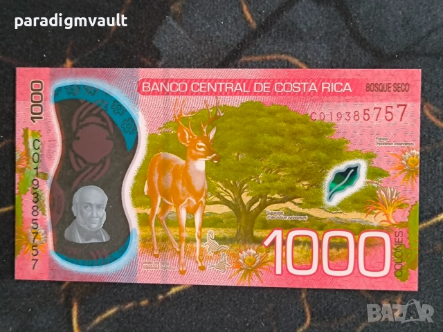 Банкнота - Коста Рика - 1000 колона UNC | 2019г.