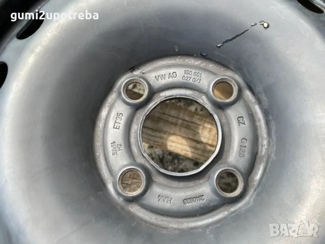 14цола джанти 4х100 VW UP SKODA CITIGO SEAT MII 5J et35 Оригинал, снимка 7 - Гуми и джанти - 50337433