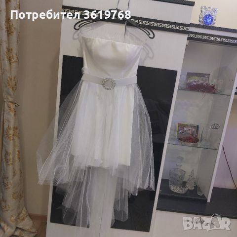 Бяла рокля, снимка 1 - Рокли - 45845315