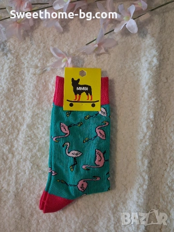 чорапи с десен , снимка 8 - Дамски чорапи - 53161961