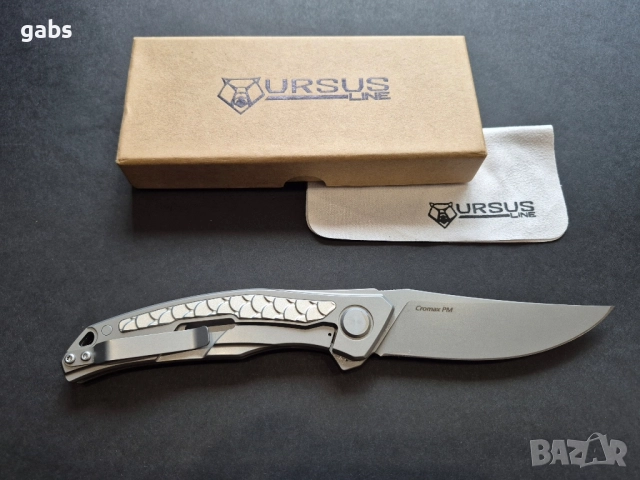 Сгъваем нож SHIROGOROV Quantum"DRAGON" ,CROMAX PM, SH209, снимка 2 - Ножове - 51943400